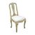 Carved, lacquered, and painted wooden chair. Genoa, 18th century.