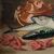 Charles Thomas Bale (British, 1845 - 1925) - Still life of fish and shrimp.