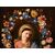 Flowered garland with portrait of the Virgin, attributed to Francesco Trevisani (1656 - 1746) and Niccolò Stanchi (1623 - 1690)