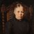 Belgian lady portrait painting dated 1920