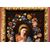 Flowered garland with portrait of the Virgin, attributed to Francesco Trevisani (1656 - 1746) and Niccolò Stanchi (1623 - 1690)