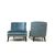 Pair of armchairs - French style - contemporary