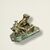 
Scultura in Bronzo su Base in Marmo Verde – Stile Napoleone III