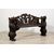Carved wooden bench with "Black Forest" bears, Brienz, Switzerland, 20th century