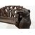Carved wooden bench with "Black Forest" bears, Brienz, Switzerland, 20th century