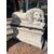 Pair of monumental marble lion statues
