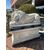 Pair of monumental marble lion statues