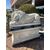 Pair of monumental marble lion statues