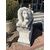 Pair of monumental marble lion statues
