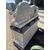 Pair of monumental marble lion statues