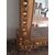 Late 19th century squared rectangular gilded wood mirror