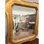 Antique mid-19th century tray mirror, gold leaf with engraved detailing, 63x53cm