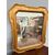 Antique mid-19th century tray mirror, gold leaf with engraved detailing, 63x53cm