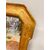 Antique mid-19th century tray mirror, gold leaf with engraved detailing, 63x53cm