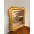 Antique mid-19th century tray mirror, gold leaf with engraved detailing, 63x53cm