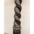Antique neo-renaissance walnut column, carved in 1920, 122x28cm