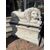Pair of monumental marble lion statues