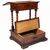 Kneeler veneered and inlaid in various woods, twisted columns, Italy, 18th century