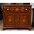 Credenza Inglese (Bookcase) in piuma di mogano con innesti di intarsi in acero.Periodo XIX secolo.