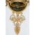 Coppia di Applique antichi Impero in bronzo dorato e satinato sapientemente cesellato. Francia XIX secolo.