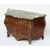 Small chest of drawers (model) in Napoleon III style in precious exotic woods with gray bardiglio marble top. France, early 20th century.