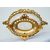 Antique centerpiece in gilded bronze and crystal, dating from the Napoleon III period. France, 19th century.