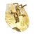 Centrotavola Decorativo con Nettuno in Bronzo Dorato e Madreperla - XIX Secolo