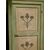 PTL367 - No. 2 Lacquered wooden doors with frame, 18th century, opening cm W 96 x H 202