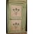 PTL367 - No. 2 Lacquered wooden doors with frame, 18th century, opening cm W 96 x H 202