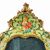 Carved, lacquered and painted wooden mirror. Venice, 18th century.
