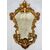 Pair of Louis XV style mirrors/sconces in gilded and carved wood. Venice, 19th century.