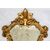 Pair of Louis XV style mirrors/sconces in gilded and carved wood. Venice, 19th century.