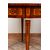 Napoleon III demi-lune game table in precious exotic woods. France, 19th century.