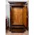 Antique Neapolitan Smith wardrobe in mahogany feather with maple inlay grafts. Early 19th century period.