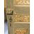 PTL429 - Lacquered door with painted panels, 17th century, dimensions cm W 106 x H 204