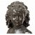 Antique sculpture in patinated bronze and gilded bronze signed "Houdon". France, 19th century.