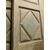 PTL619 - Lacquered door, two leaves, 18th century, dimensions cm W 121 x H 250