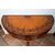 Napoleon III demi-lune game table in precious exotic woods. France, 19th century.