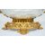 Antique centerpiece in gilded bronze and crystal, dating from the Napoleon III period. France, 19th century.