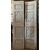 PTL619 - Lacquered door, two leaves, 18th century, dimensions cm W 121 x H 250