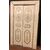 PTS686 - Lacquered wooden door with frame, 18th century, clearance dimensions W 96 x H 196 cm