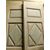 PTL619 - Lacquered door, two leaves, 18th century, dimensions cm W 121 x H 250