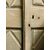 PTL619 - Lacquered door, two leaves, 18th century, dimensions cm W 121 x H 250
