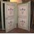 PTL367 - No. 2 Lacquered wooden doors with frame, 18th century, opening cm W 96 x H 202