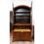 Credenza Inglese (Bookcase) in piuma di mogano con innesti di intarsi in acero.Periodo XIX secolo.