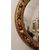 Round gilded wood mirror, second half of the 19th century
