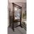 Psyche floor mirror in walnut, early 19th century