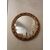Round gilded wood mirror, second half of the 19th century