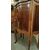 Bow-front bedside table with marble top, late 18th century