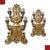 PAIR OF GILDED WOOD CANDELABRA, MID-18TH CENTURY